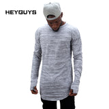 HEYGUYS 2018 extend hip hop street T-shirt hold hand