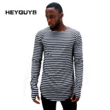 HEYGUYS 2018 Striped T-shirt streetwear style