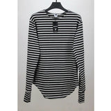 HEYGUYS 2018 Striped T-shirt streetwear style