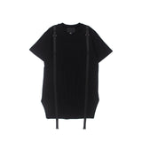 HEYGUYS belt with tshirts men hip hop T-shirt