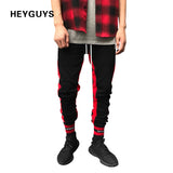 HEYGUYS New  green pants  Men Full Length Men HIP HOP