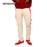 HEYGUYS Pants comfortable Casual Sweatpants Solid Hip Hop