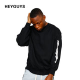 HEYGUYS high street wear pullover Men Hip Hop Street wear