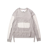 HEYGUYS fashion street wear patchwork  sweatshirts hiphop