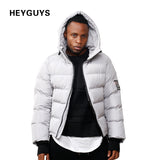 HEYGUYS New Men Coat Heavy-weight Long Length Sleeve