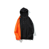 HEYGUYS  patchwork pullover Men sweatshirts men Hip Hop Street wear