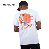 HEYGUYS 2018 print funny high quality short sleeve T-shirt