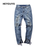 HEYGUYS 2018  mens destroyed jeans