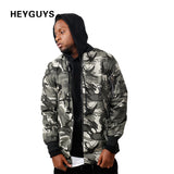 HEYGUYS 2018 high street  Europe street camo Jacket Hip Hop Suit