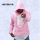 2018 hot mens hip hop pink hoodies street wear