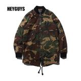 HEYGUYS 2018 high street  Europe street camo Jacket Hip Hop Suit