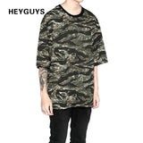 2018 HEYGUYS  Bandanna print oversize style hiphop streetwear t-shirts