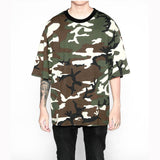 2018 HEYGUYS  Bandanna print oversize style hiphop streetwear t-shirts