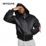 HEYGUYS 2018  jacket men warm Europe street zipper Jacket