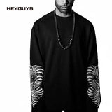 HEYGUYS 2018 new extend hip hop street T-shirt