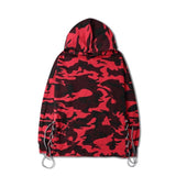 HEYGUYS HOT 2018 red  camouflage hoodie men sweatshirts